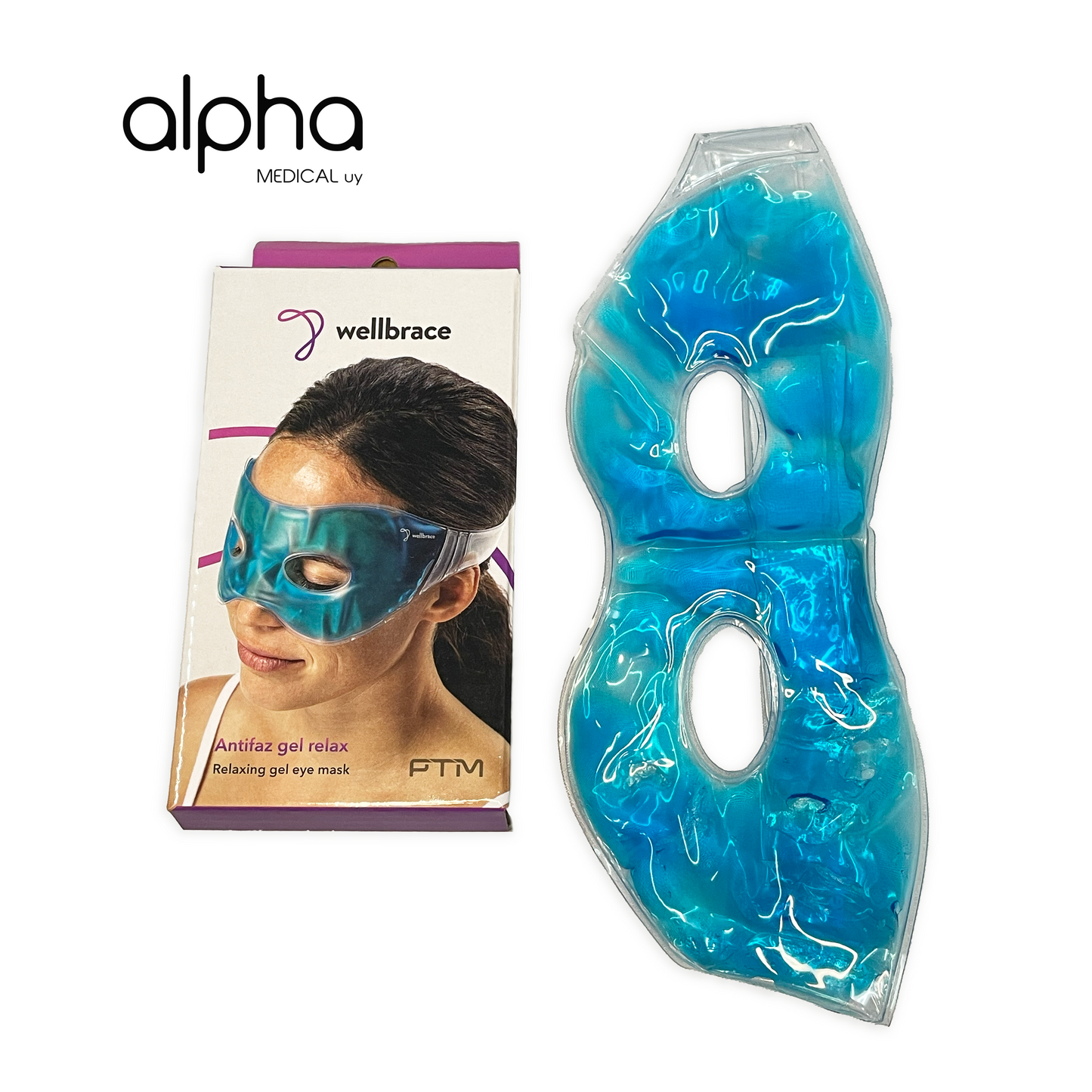 Antifaz De Gel Frío/calor Alivio Dolor De Cabeza