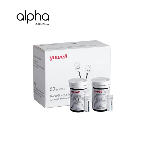 Tiras reactivas para Glucómetro Yuwell 710 50unidades