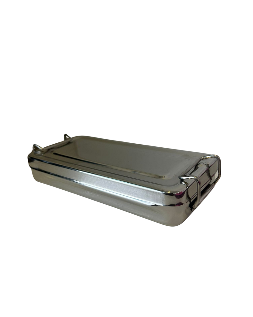 Caja Acero Inoxidable Profesional Instrumental Enfermería