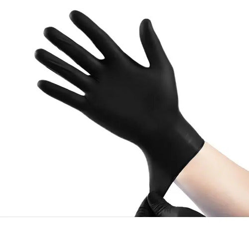 Guantes de Nitrilo Lila Caja 100 unidades.