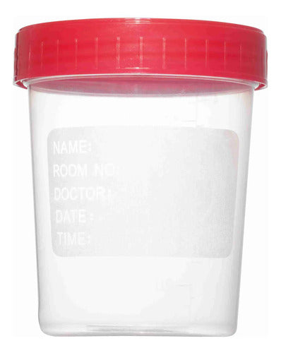 Frasco 100ml Estéril Para Muestra De Orina 40 Unidades.