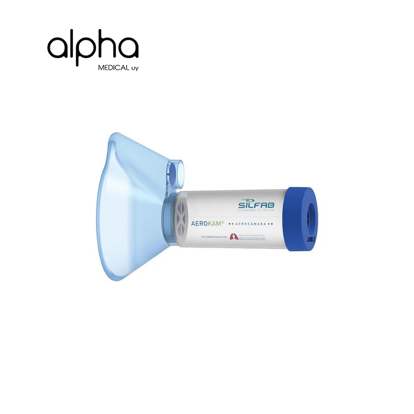 Inhalocamara Silfab Pediátrica. Aerocámara.