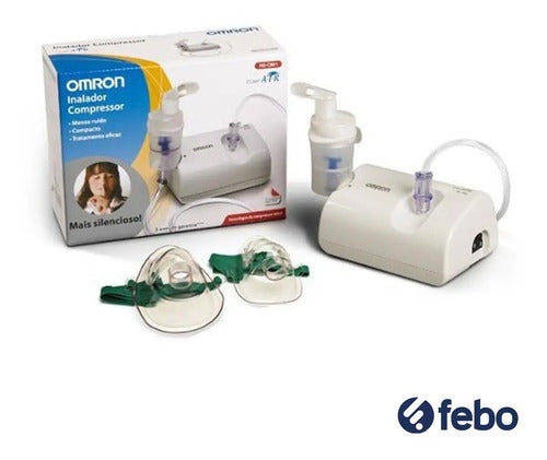 Nebulizador A Pistón Omron Ne-c801 Blanco 100v/240v