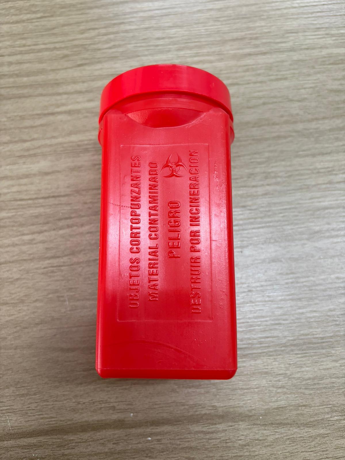 Descartador De Agujas Y Objetos Cortupunzantes 0,5lt.