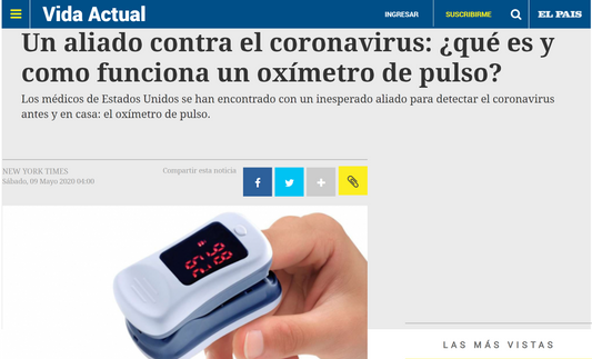 Un aliado contra el coronavirus: ¿qué es y como funciona un oxímetro de pulso? - AlphaMedicalUy