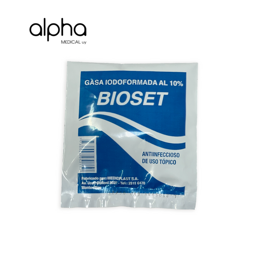Gasa Iodoformada Al 10%. Garantía.