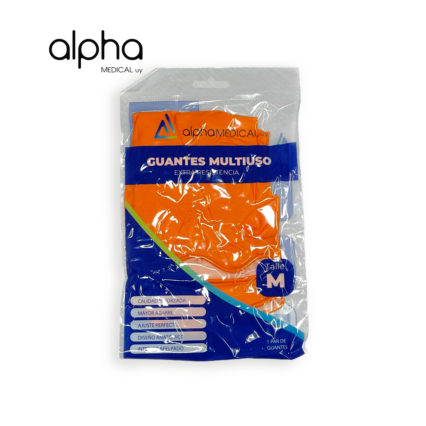 Guantes Domésticos Limpieza Multiuso. 12 Pares.