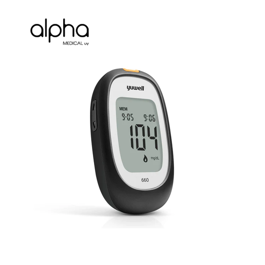 Glucómetro Yuwell 660 Kit completo Medidor de Glucosa