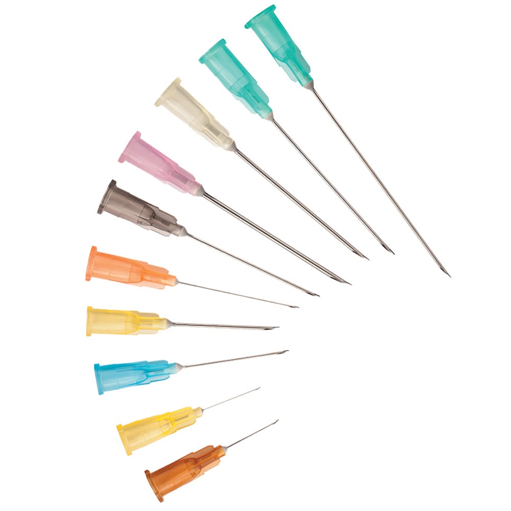 Agujas Descartables Caja 100u Todas las Medidas