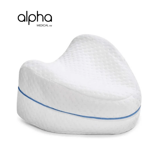 Almohada Medica De Piernas Y Rodillas Viscoelástica Lavable