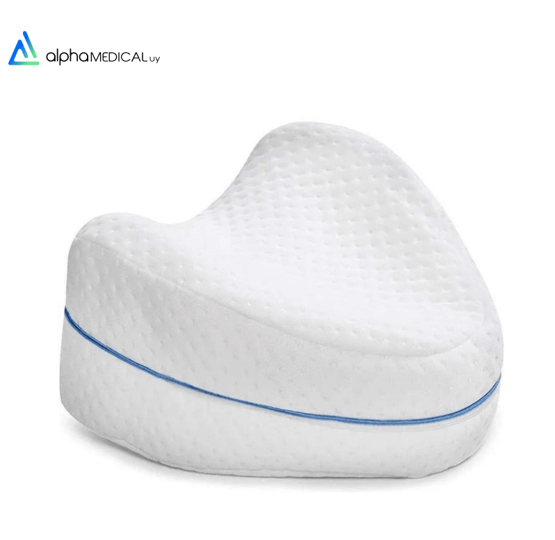 Almohada Medica De Piernas Y Rodillas Viscoelástica Lavable - AlphaMedicalUy