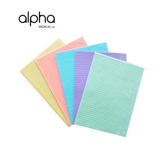 Campo Descartable Babero Paquete 125u Calidad Premium.