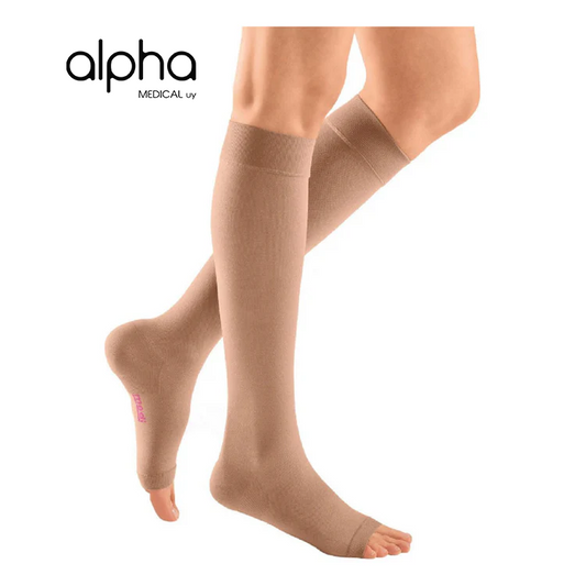 Medias De Compresión Alta Sin Puntera 20-30 Mmhg Descanso