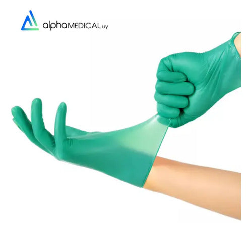 Guantes De Nitrilo Rosa Caja 100u