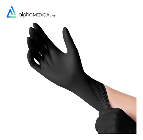 Guantes de Nitrilo Lila Caja 100 unidades.