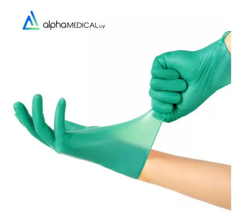 Guantes de Nitrilo Lila Caja 100 unidades.