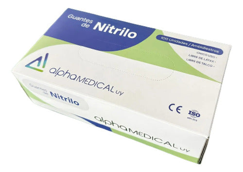Guantes De Nitrilo Rosa Caja 100u