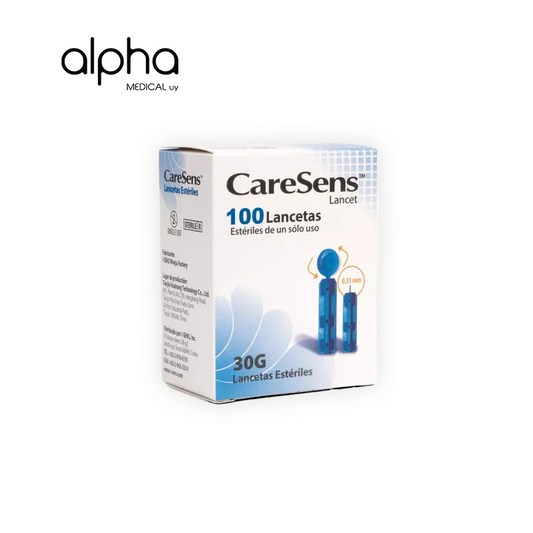 Lancetas Para Glucómetro Caresens. 100 Unidades.
