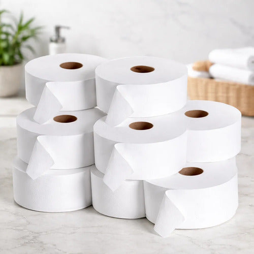 Papel Higienico Institucional 8 Rollos x 500m c/u
