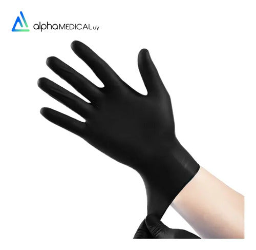 Guantes de Nitrilo Lila Caja 100 unidades.