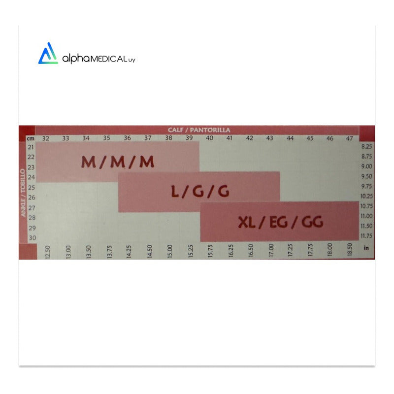 Medias De Compresión Alta Sin Puntera 20-30 Mmhg Descanso