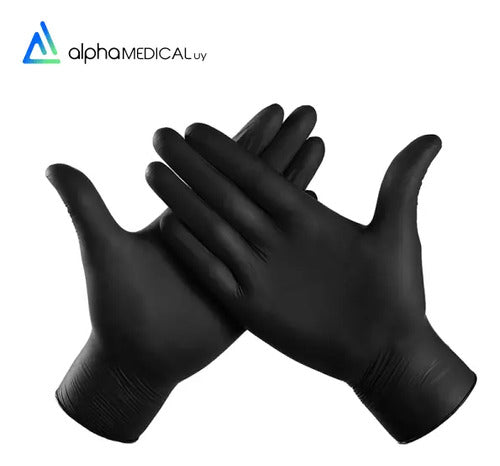 Guantes de Nitrilo Lila Caja 100 unidades.