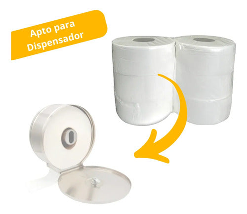 Papel Higienico Institucional 8 Rollos x 500m c/u
