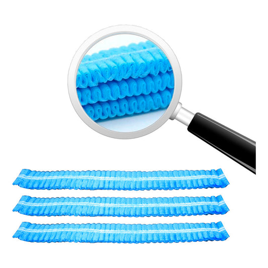 Cofia Gorro Descartable. Paquete 100u. Celeste Rosa Blanca. AlphaMedicalUy.