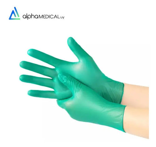 Guantes de Nitrilo Lila Caja 100 unidades.