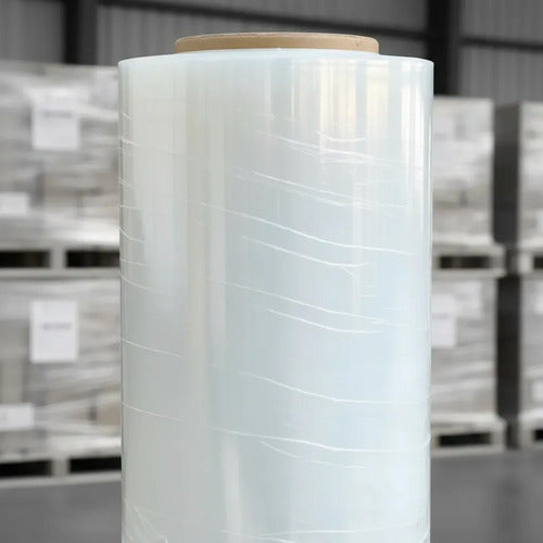Film Nylon Stretch Embalar Paletizar 50 Cms 450 Mts 24 Mic.