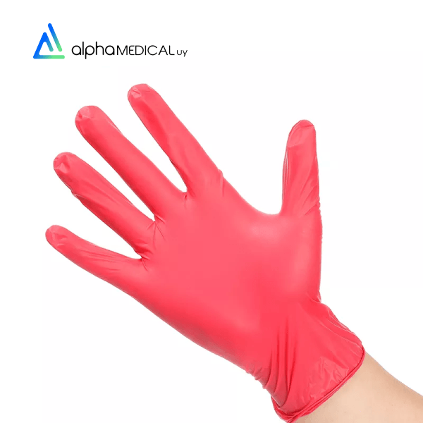 Guantes De Vinilo. Caja 100 Unidades. - AlphaMedicalUy