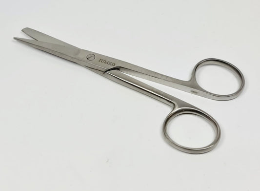 Tijera recta 14cm punta Aguda Roma.