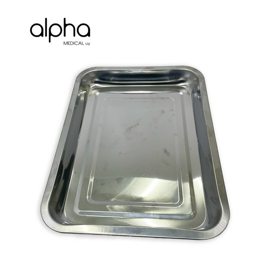 Bandeja Enfermería. Acero Inoxidable.
