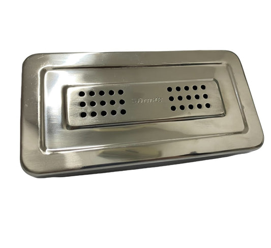 Caja acero inoxidable perforada