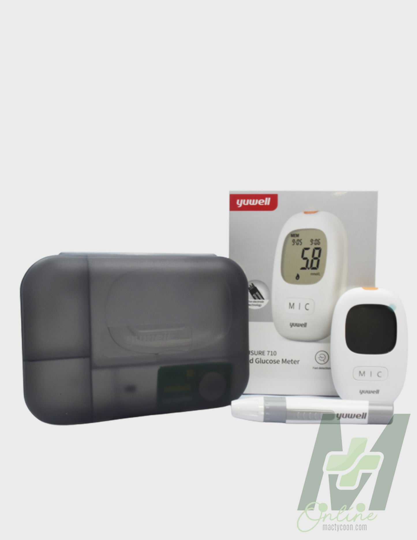Glucómetro Yuwell 710 Kit completo Medidor de Glucosa