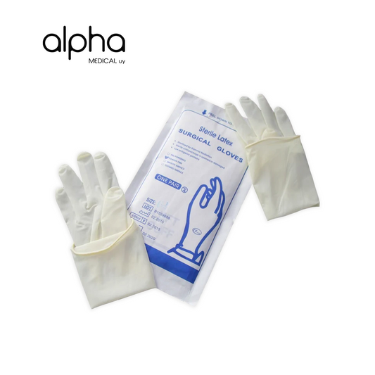 Guantes De Cirugía Estéril Caja 50 Pares Látex