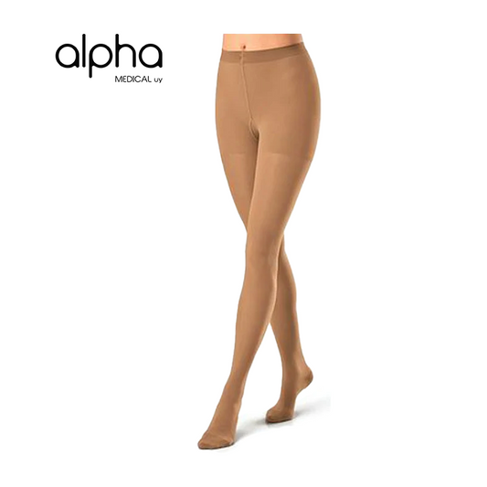 Medias De Compresión Media 18-21mmhg Panty Descanso.