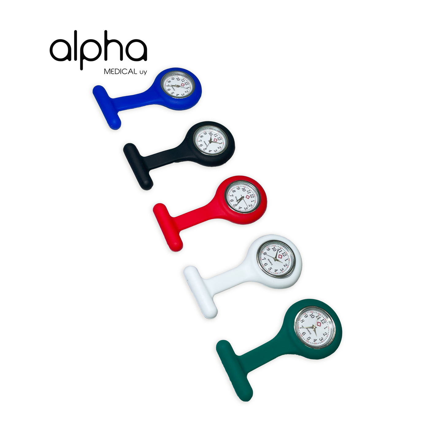 Reloj De Enfermería Con Protección De Silicona