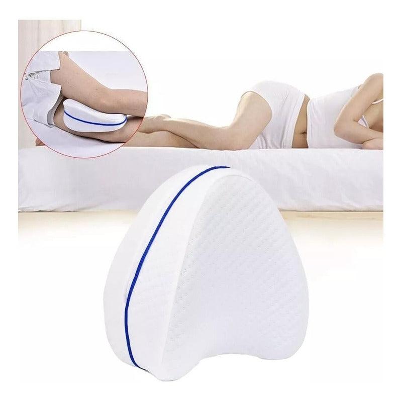 Almohada Medica De Piernas Y Rodillas Viscoelástica Lavable - AlphaMedicalUy